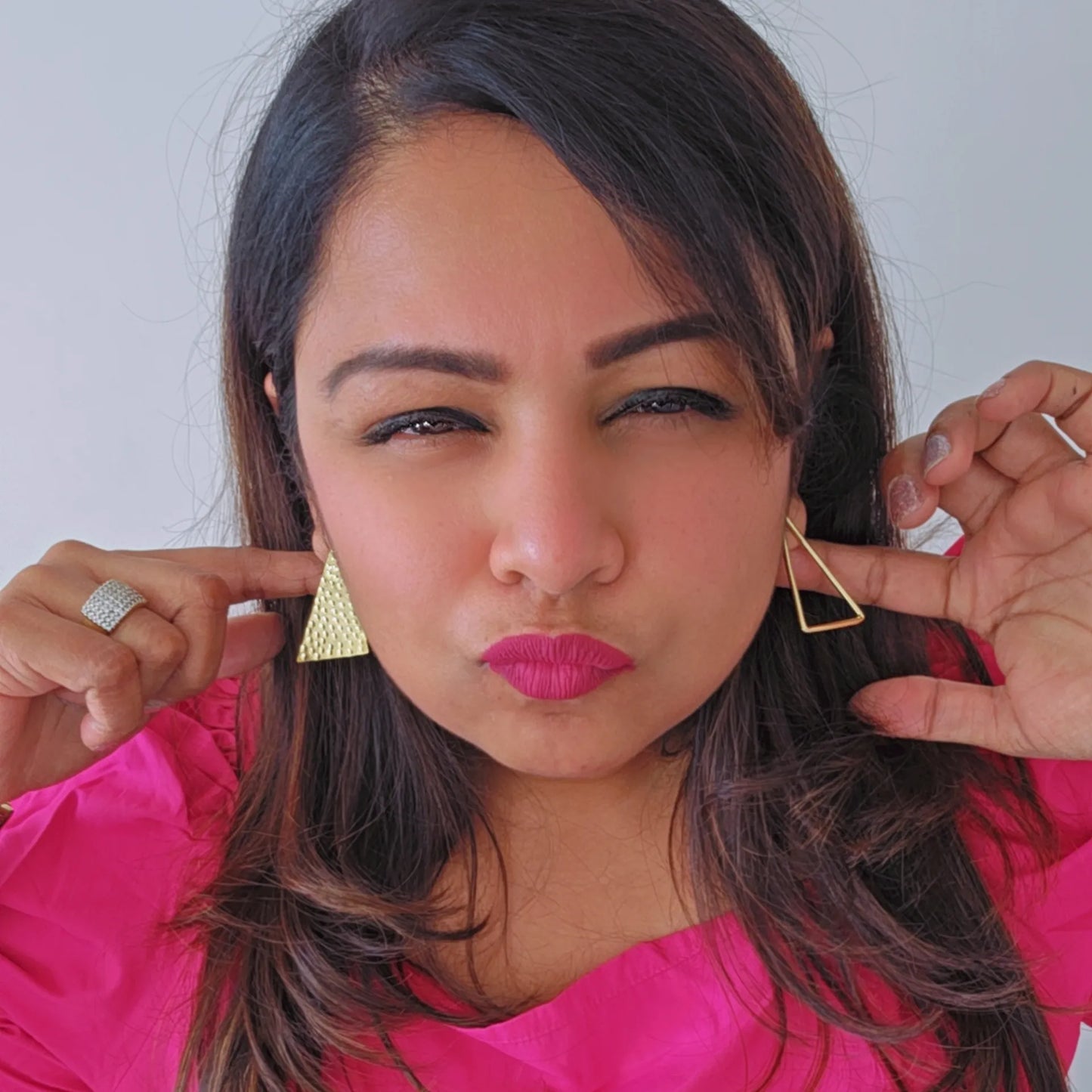Mismatch 90 Degree Earrings