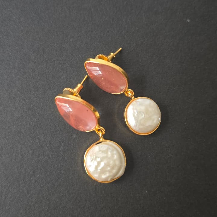 Drop & MOP Earrings