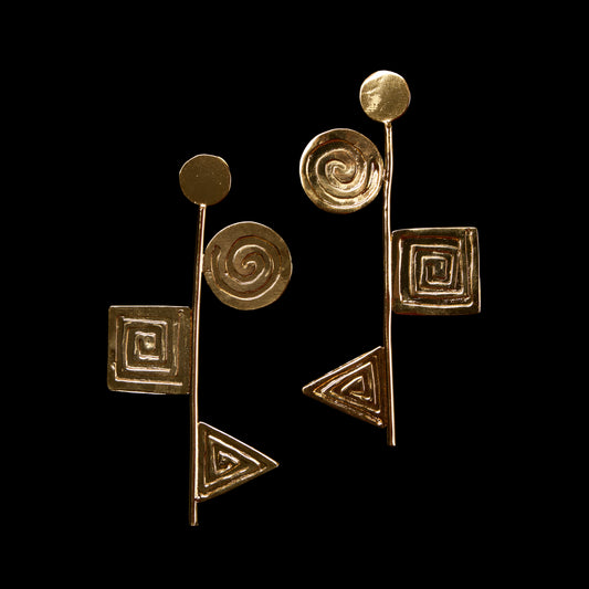 Geometric Trio Earrings