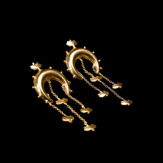 Lotus earrings