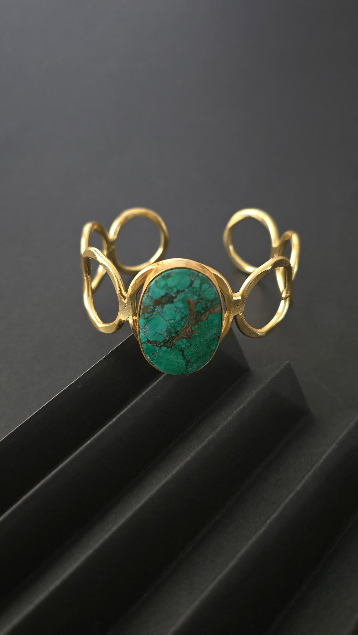 Precious Stone Cuff