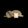 Spiral Semi Circle Ring