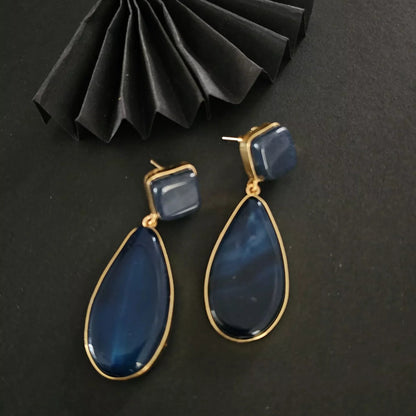 Stone Drop Earrings