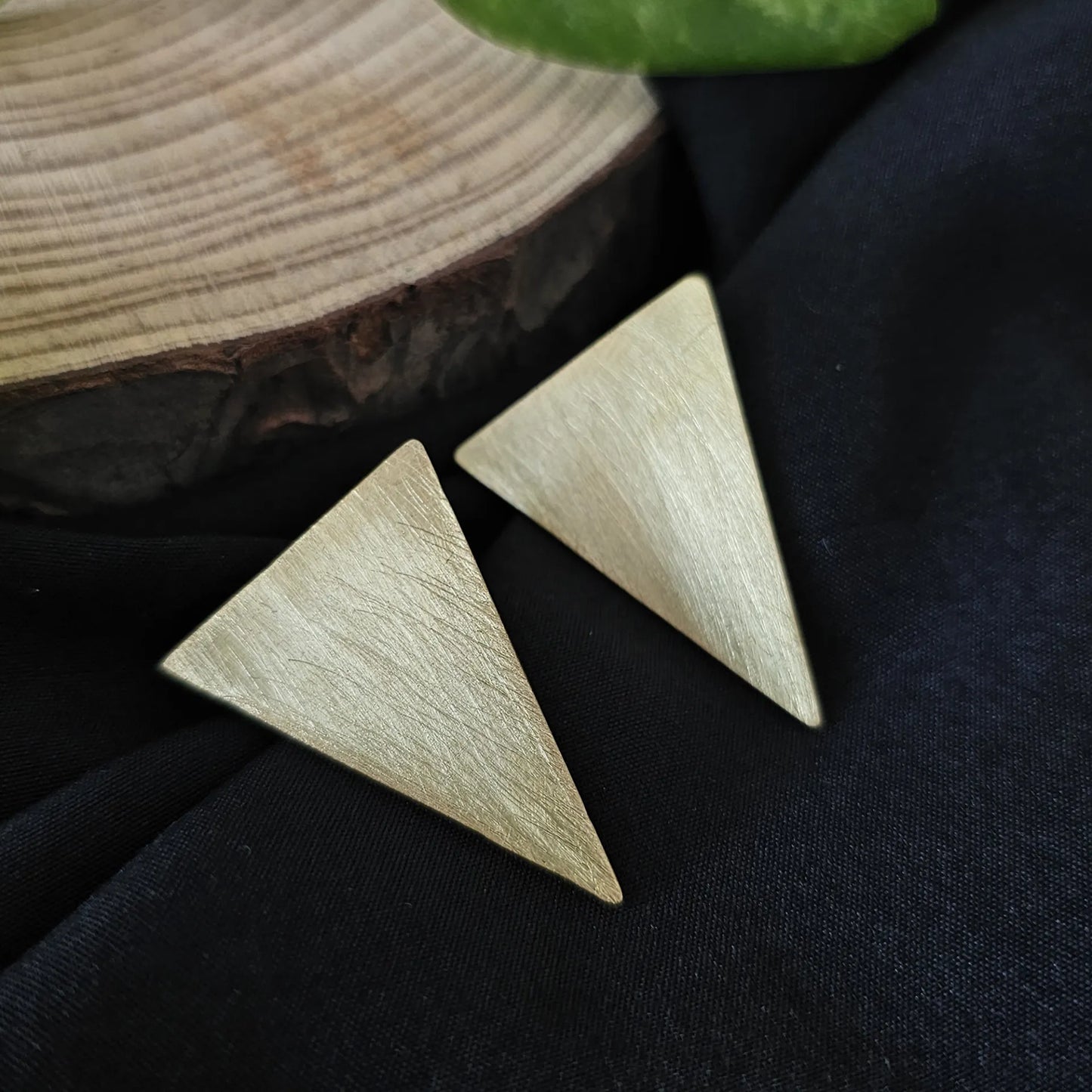 Triangle Studs Earrings