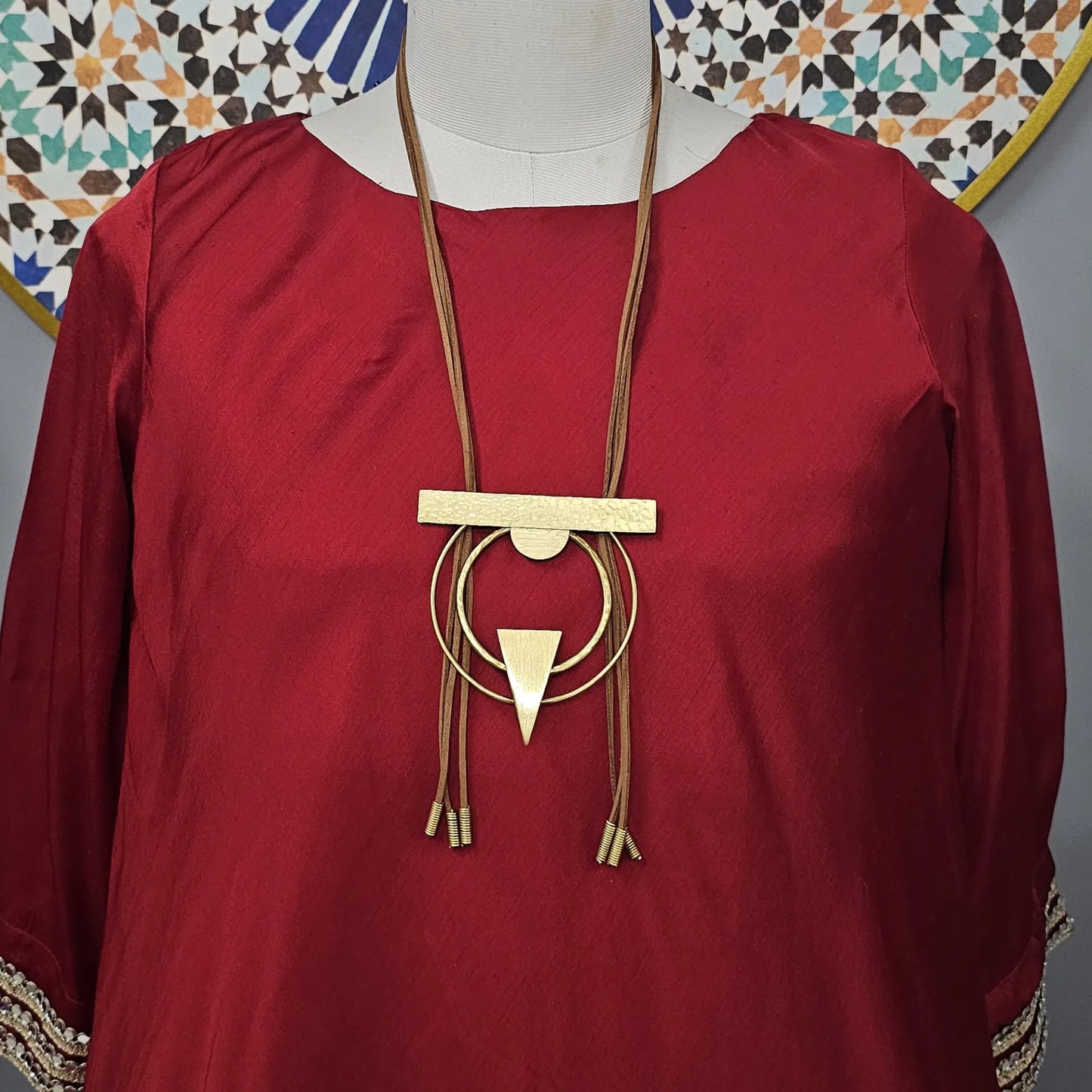 Statement Rectangle Necklace