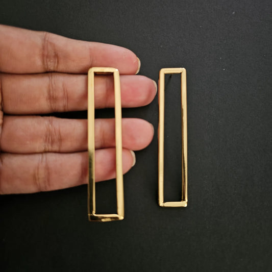 Rectangle Hollow Earrings