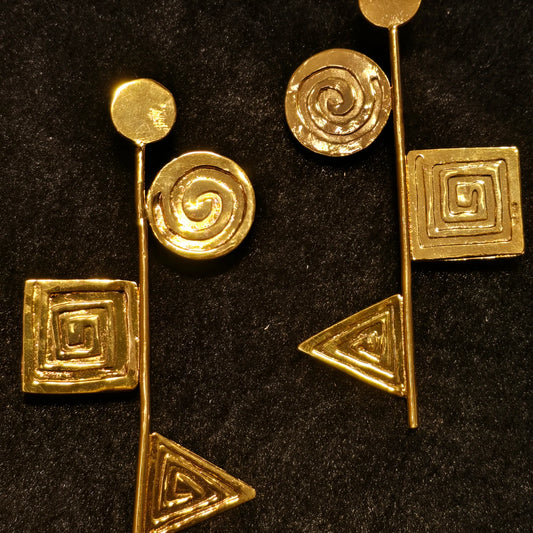 Geometric Trio Earrings
