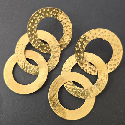 Tri Circle Earrings