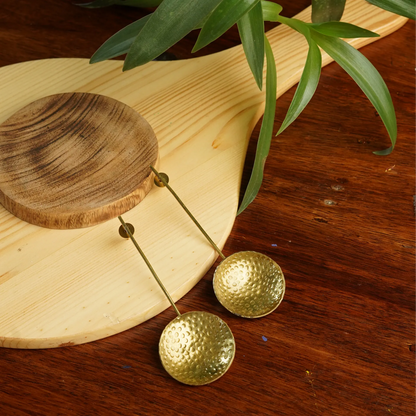 Golden Scoop Earring