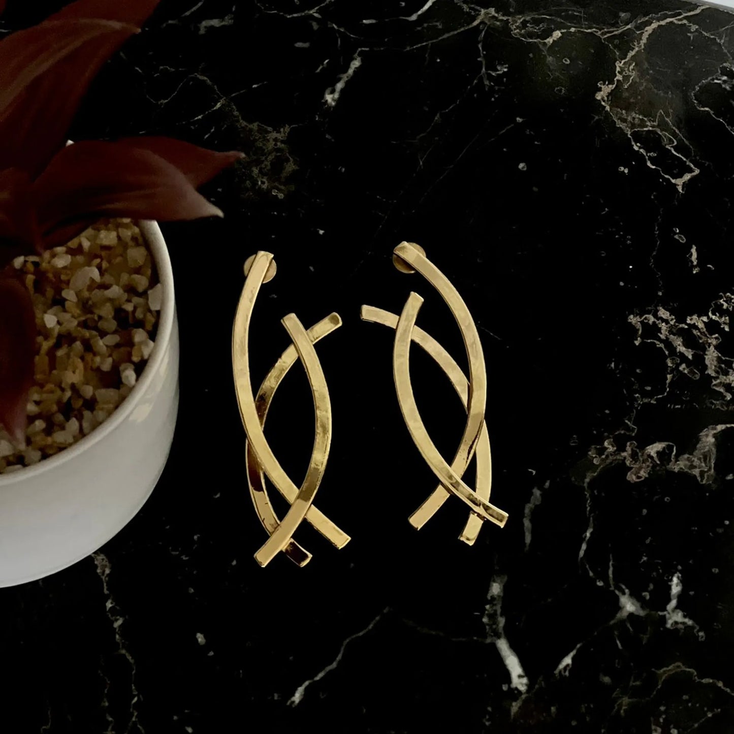 Criss Cross Earrings