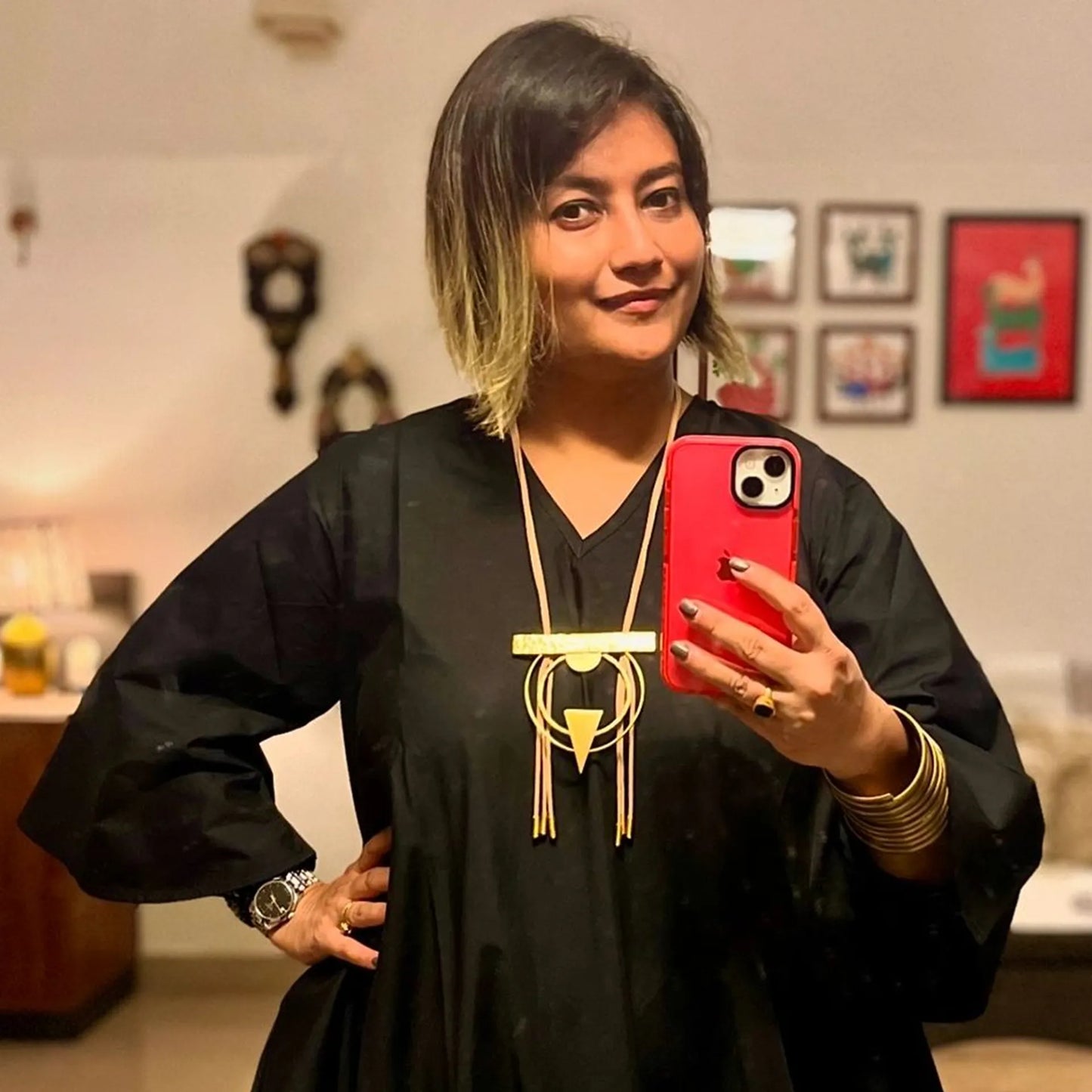 Statement Rectangle Necklace
