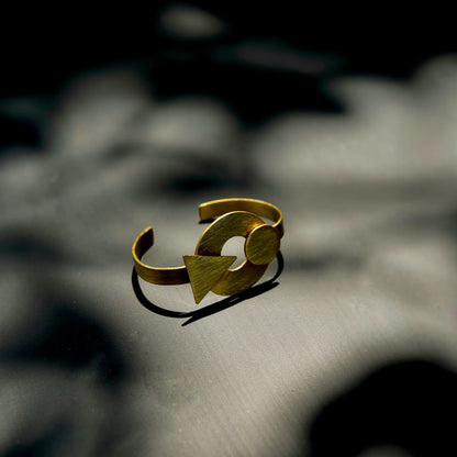 Geometric Cuff Bracelet