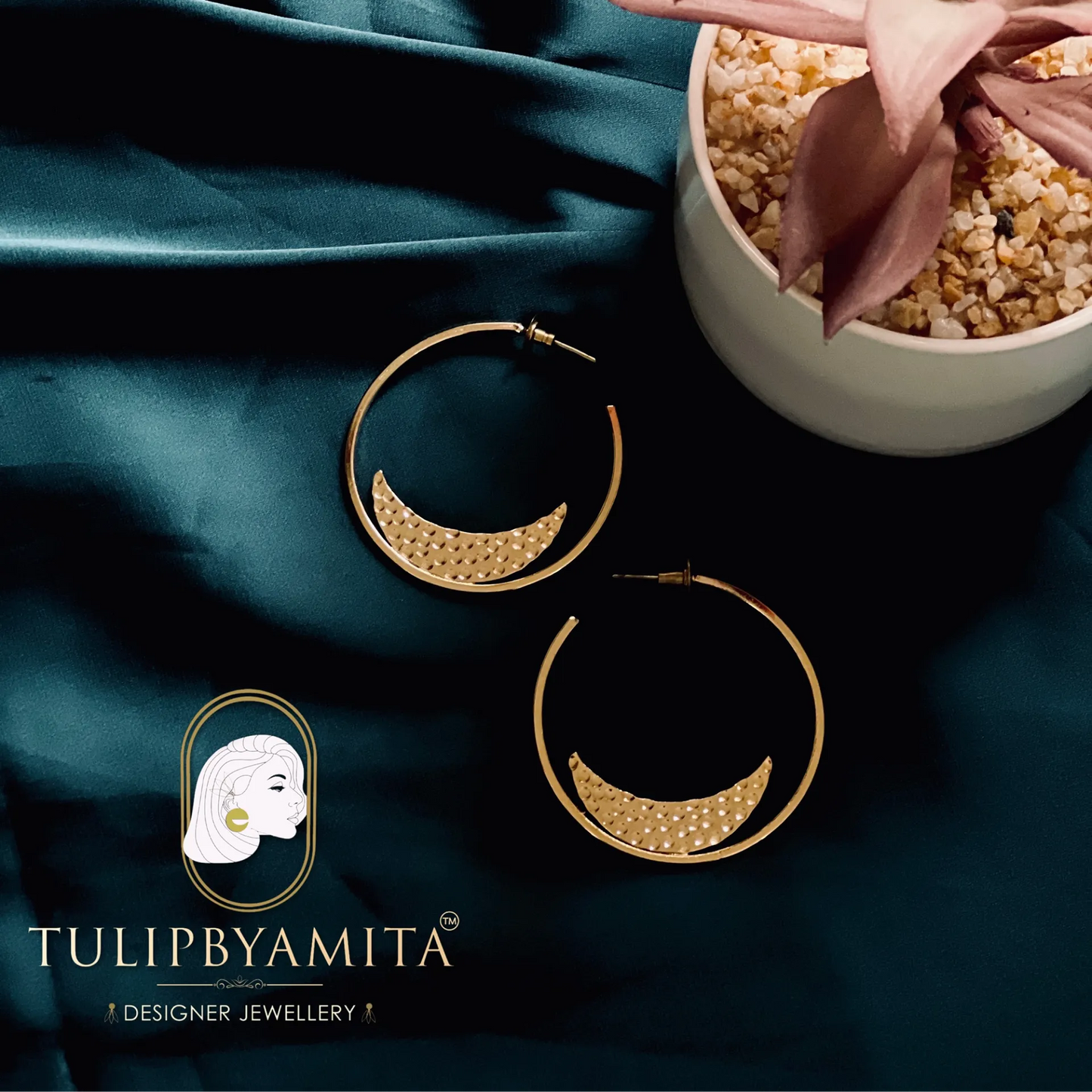 Loop Moon Earrings