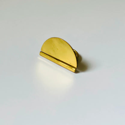 Semi Circle Brushed Ring