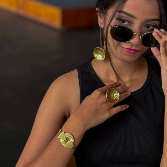 Geometric Cuff Bracelet