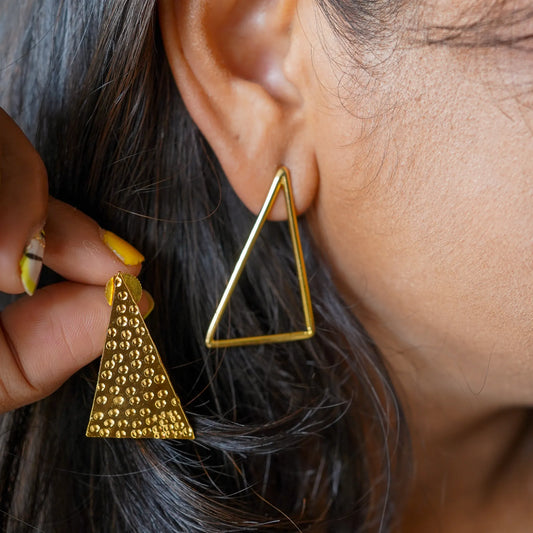 Mismatch 90 Degree Earrings