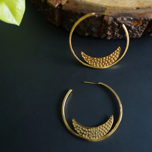 Loop Moon Earrings