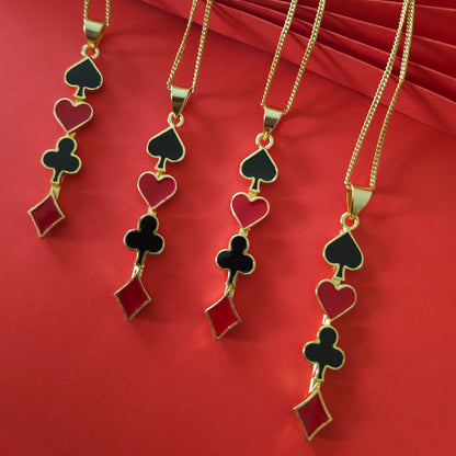 Poker love Necklace