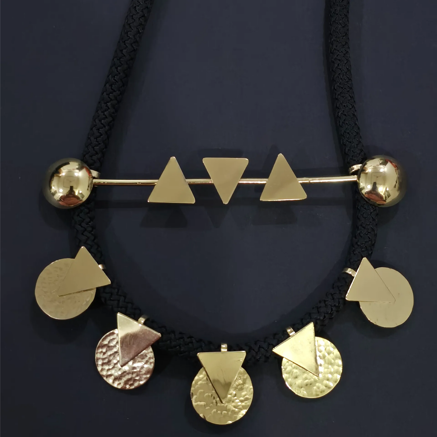 XL Geometric Statement Necklace
