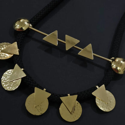 XL Geometric Statement Necklace