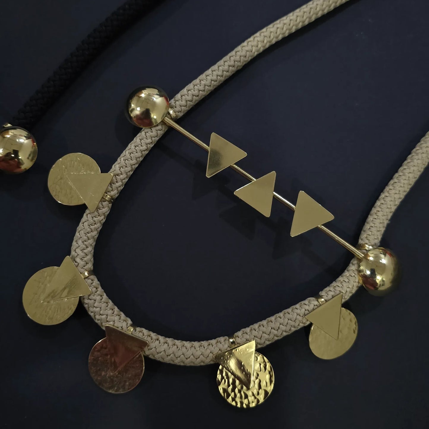 XL Geometric Statement Necklace