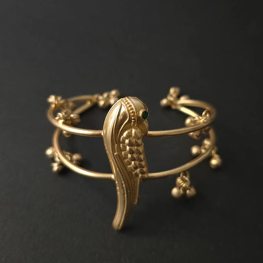 Peacock Cuff Bracelet