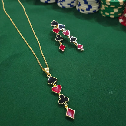Poker love Necklace