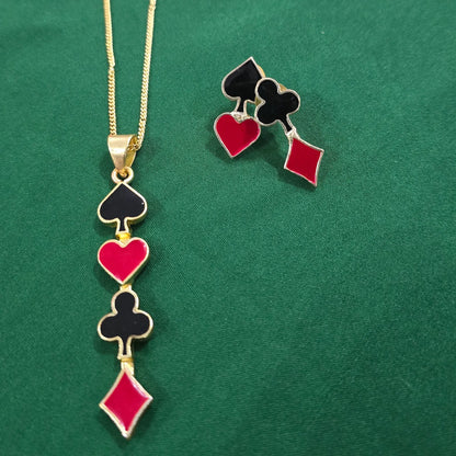 Poker love Necklace