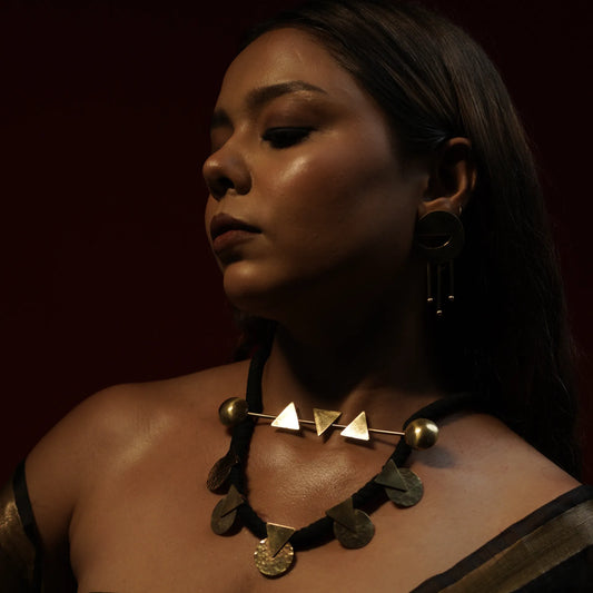 XL Geometric Statement Necklace