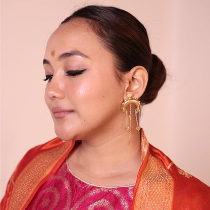 Lotus earrings