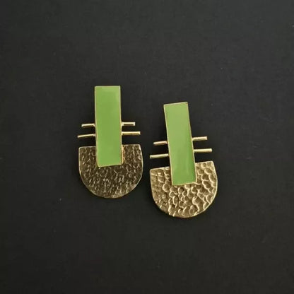 Multi Colour Studs Earrings
