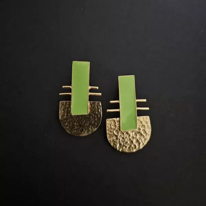 Multi Colour Studs Earrings