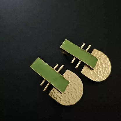 Multi Colour Studs Earrings