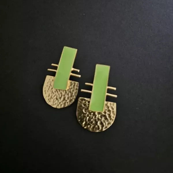 Multi Colour Studs Earrings