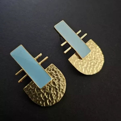 Multi Colour Studs Earrings