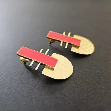 Multi Colour Studs Earrings