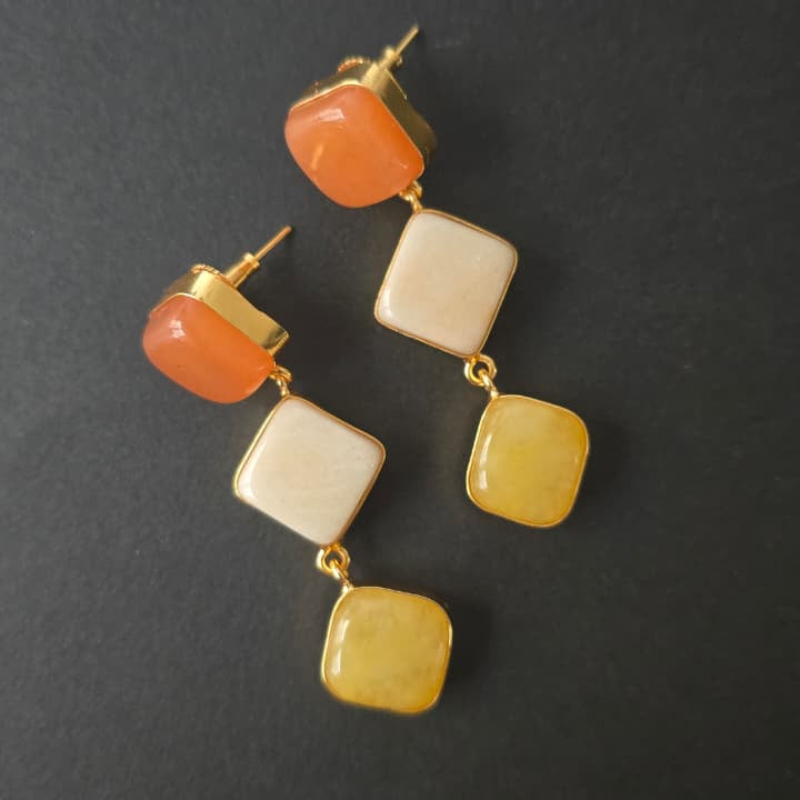 Agate Cascade Earrings