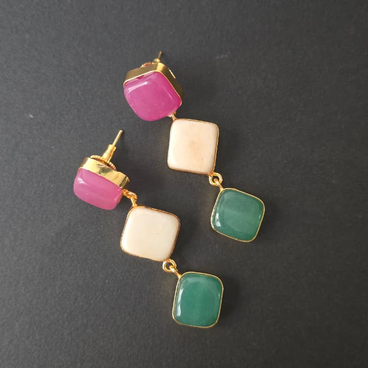 Agate Cascade Earrings