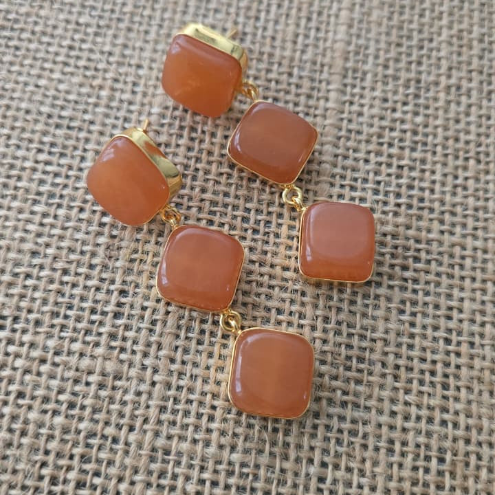 Agate Cascade Earrings