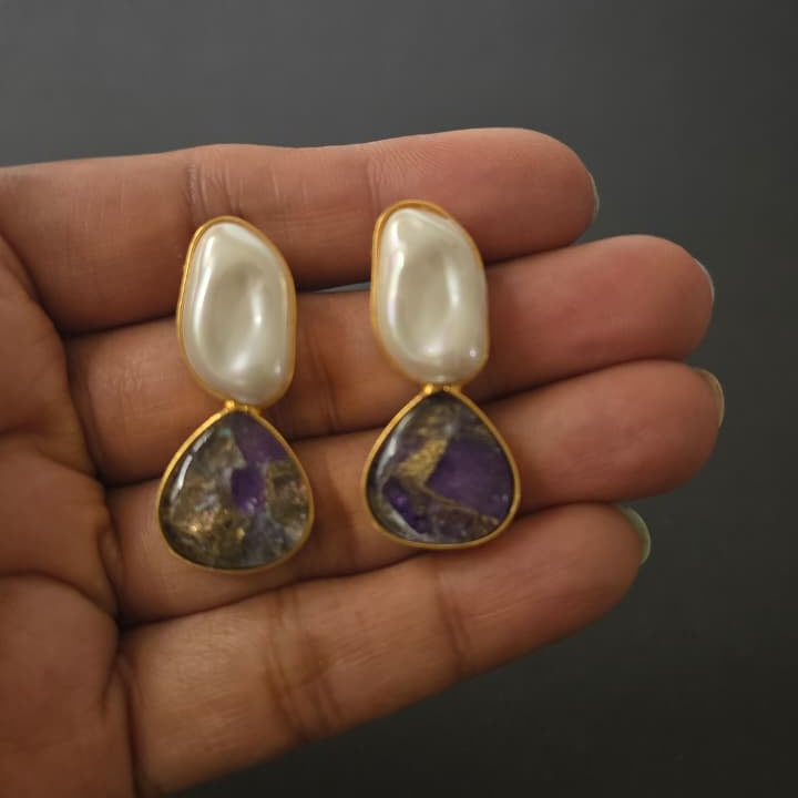 Bakoob Stone Earrings