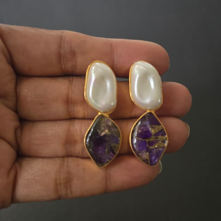 Bakoob Stone Earrings