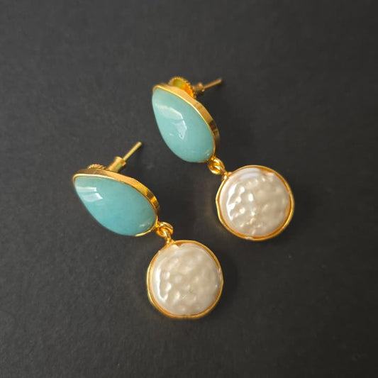 Drop & MOP Earrings