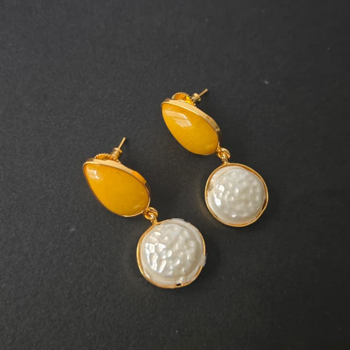 Drop & MOP Earrings