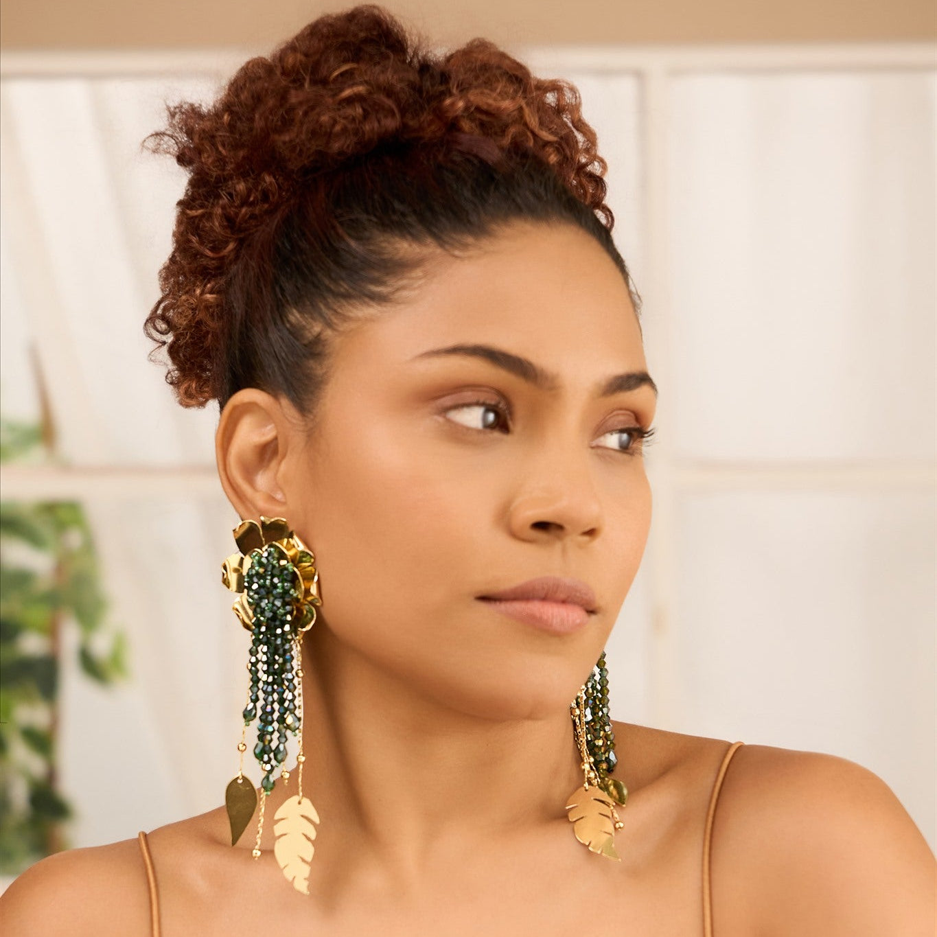 Bloom Tassel Earrings