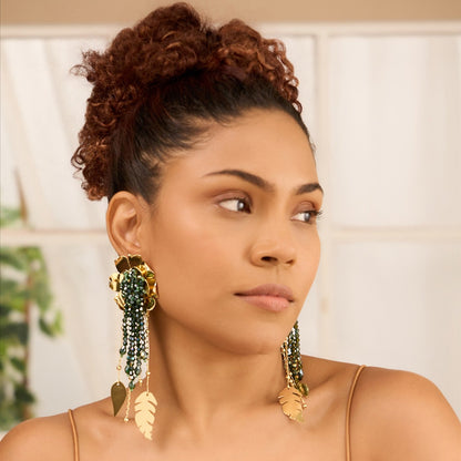 Bloom Tassel Earrings