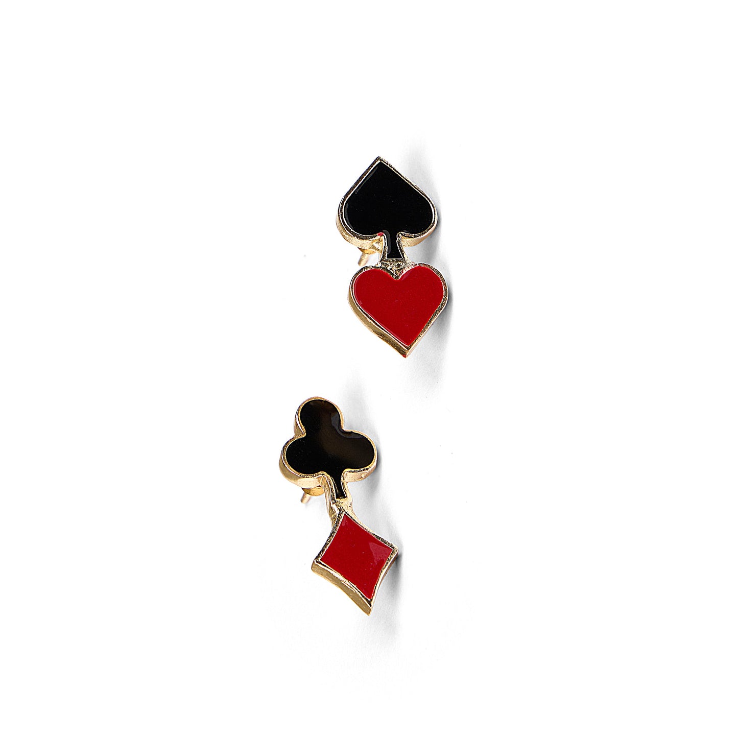 Cards Studs Earrings