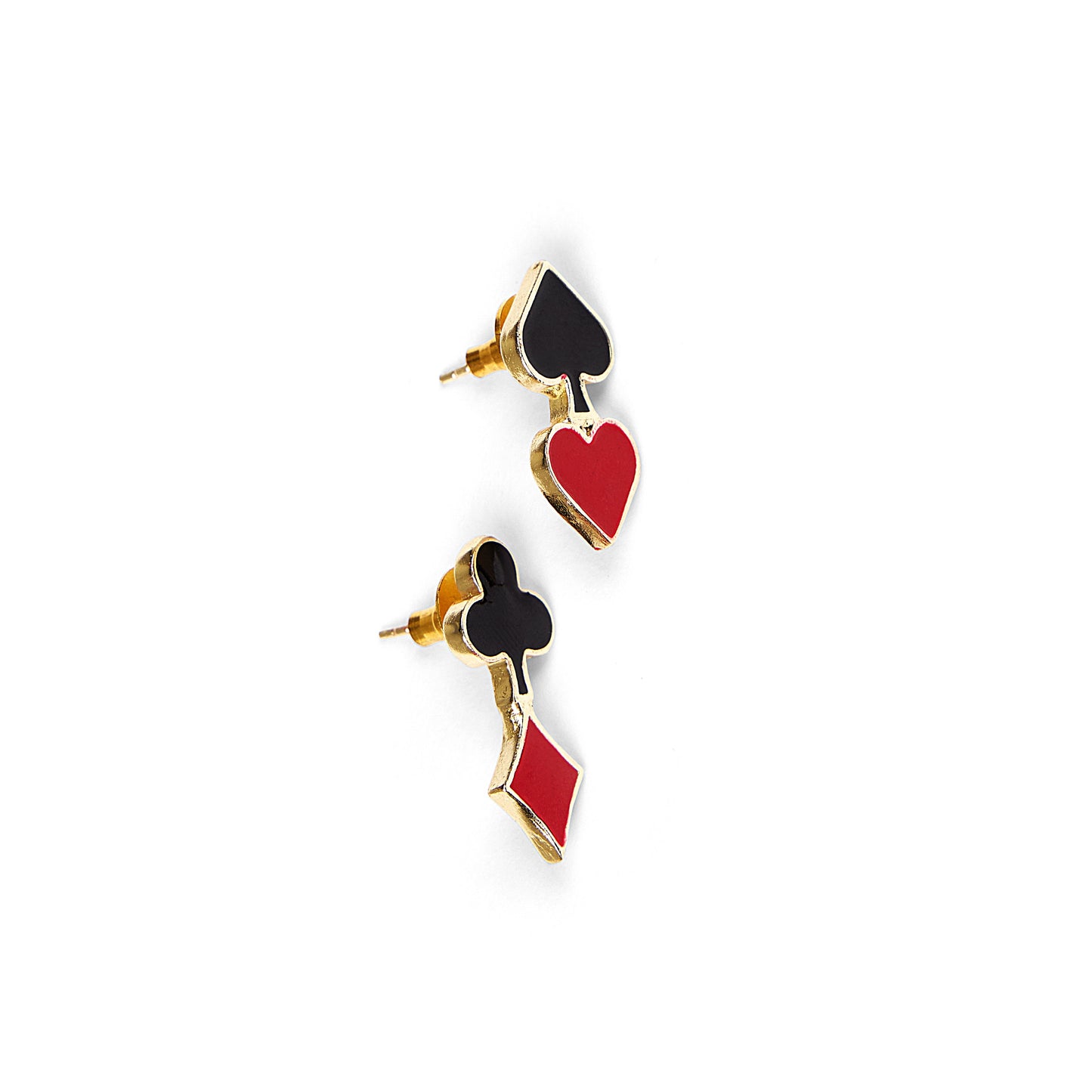 Cards Studs Earrings