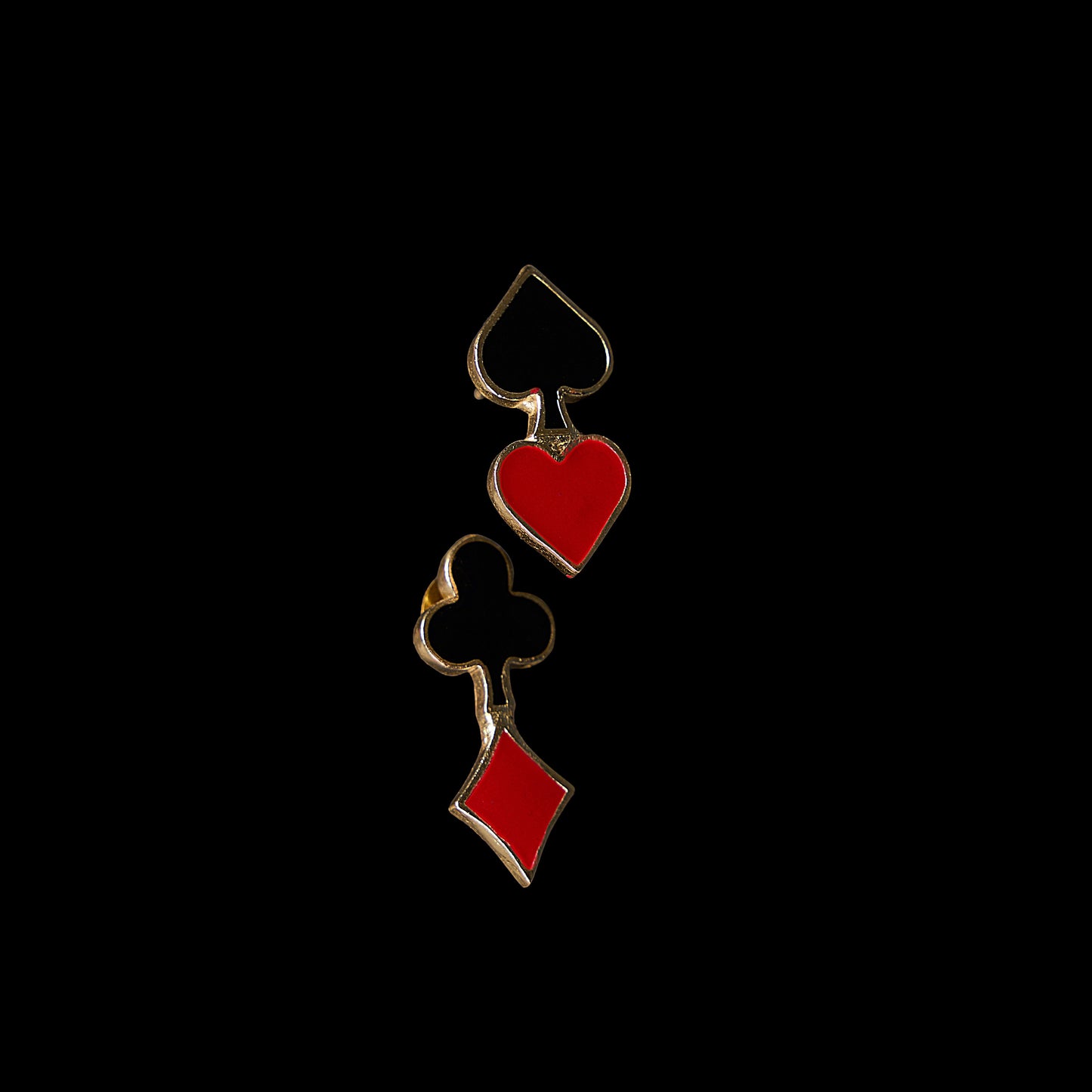 Cards Studs Earrings