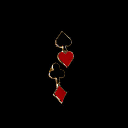 Cards Studs Earrings