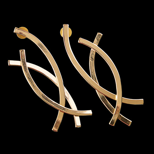 Criss Cross Earrings